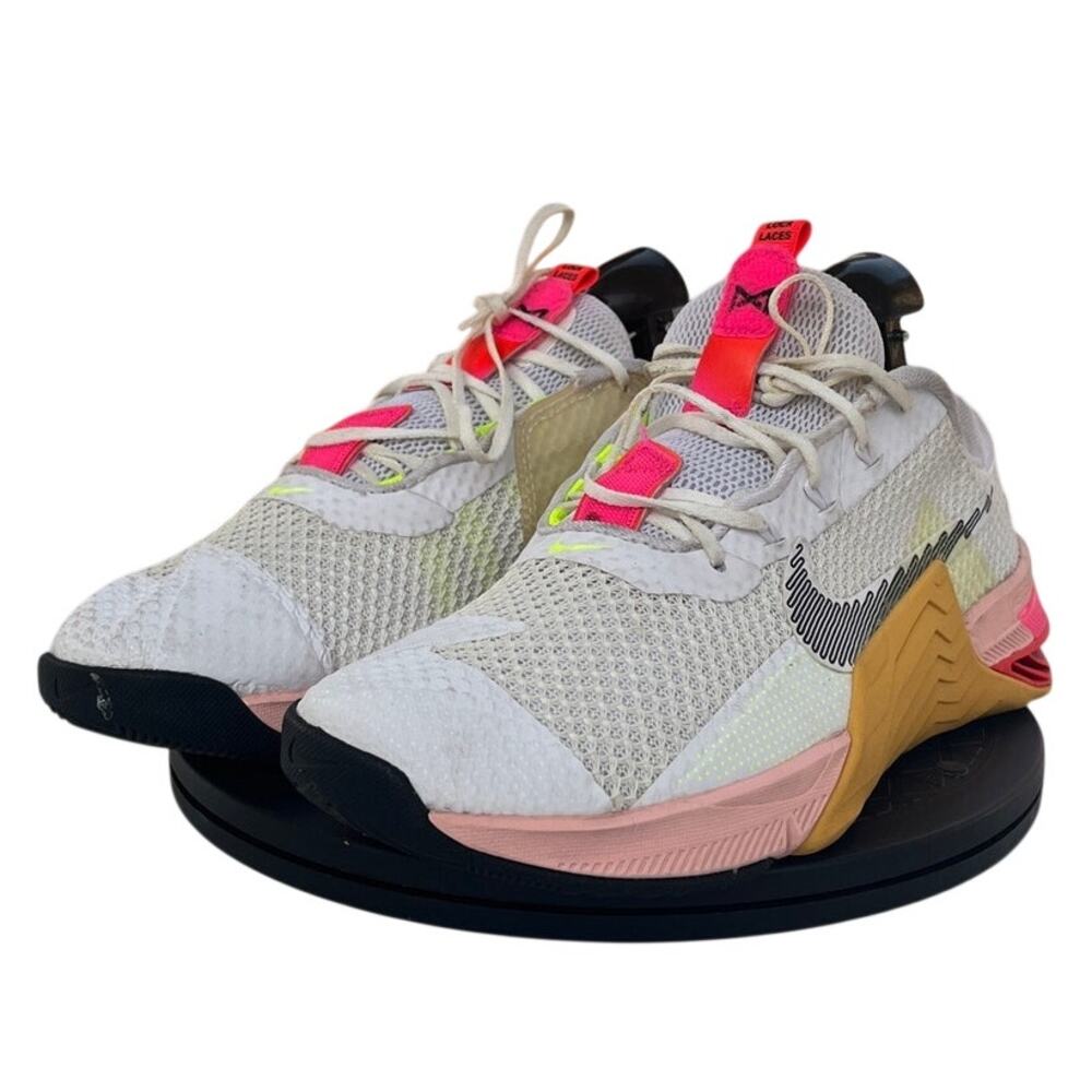 Womens Nike Metcon 7 X DA9625-121 Mesh Training Gym Athletic Sneaker SZ 9 White - Picture 2 of 6